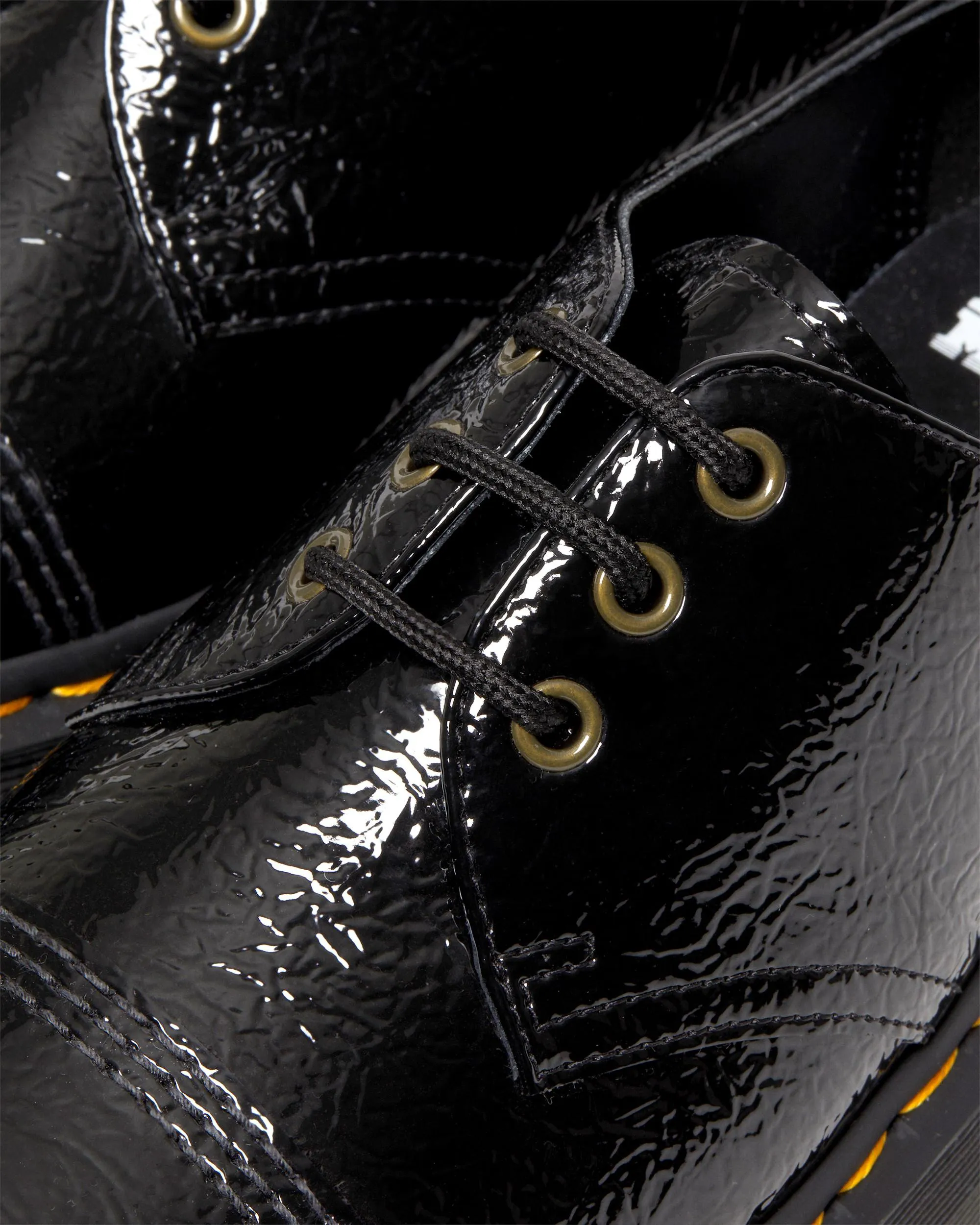 Zapatos con plataforma 1461 Quad en charol 